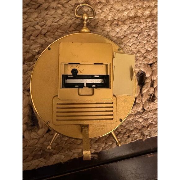 Vintage tabletop quartz bulova x dupont weather clock- damage - Picture 7 of 11